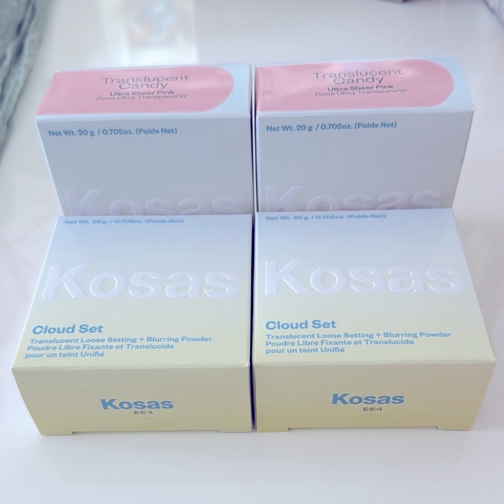 NIB KOSAS Cloud Set Translucent Loose Powder in Translucent Candy